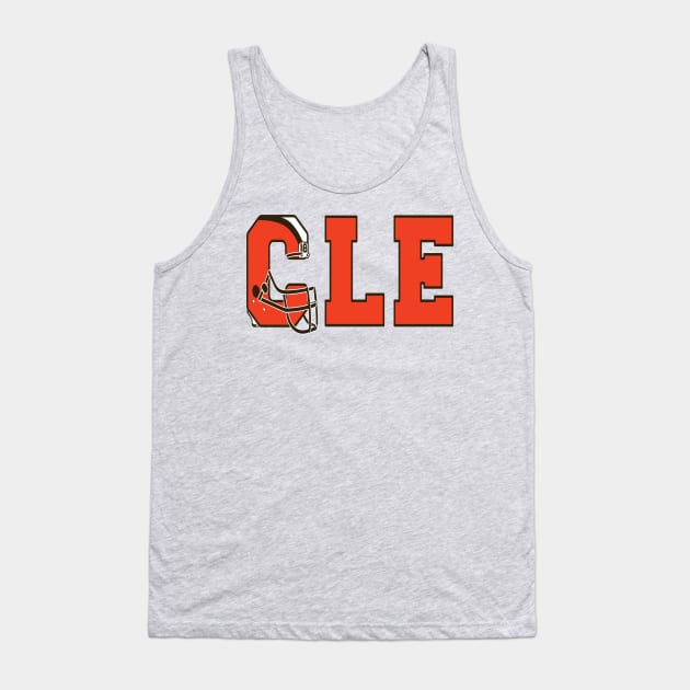 CLE Football Pride Tank Top by DeepDiveThreads